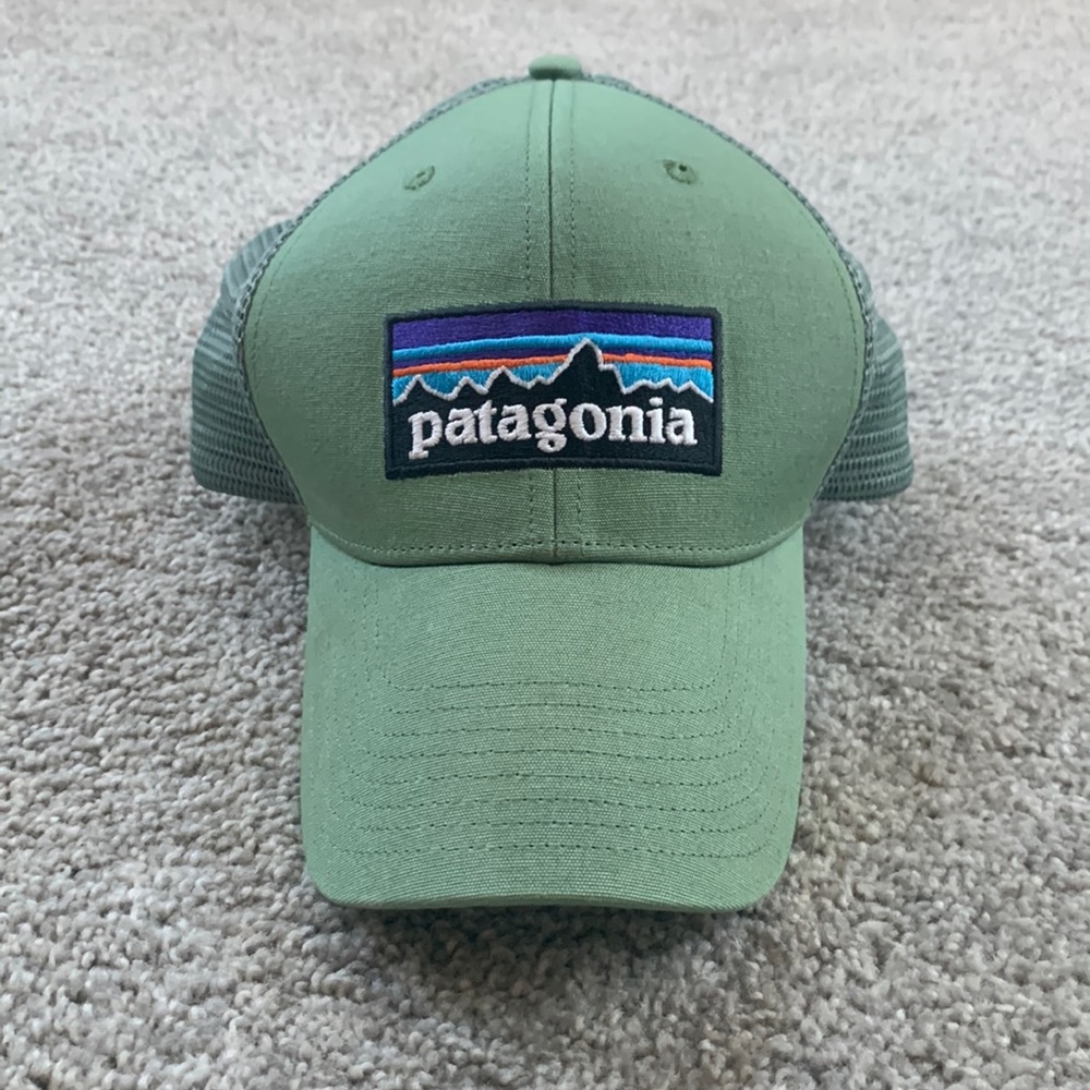 Patagonia P6 Logo LoPro Trucker Hat Sedge Green